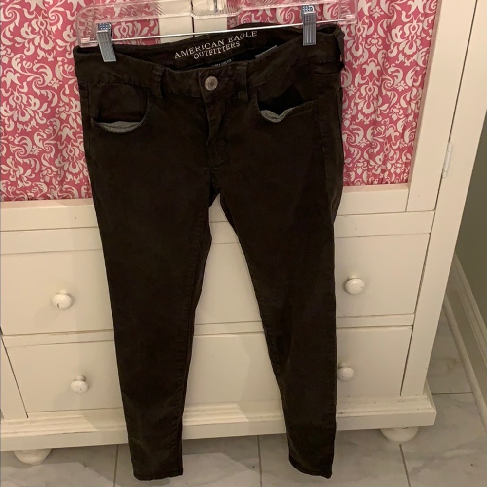 American Eagle Velvet Skinny Jeans